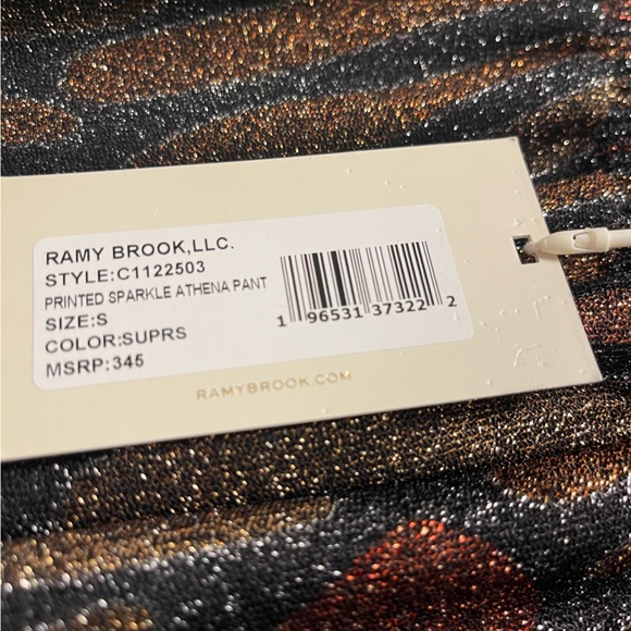 NWT Ramy Brook sparkle Athena Pant! - Picture 3 of 4